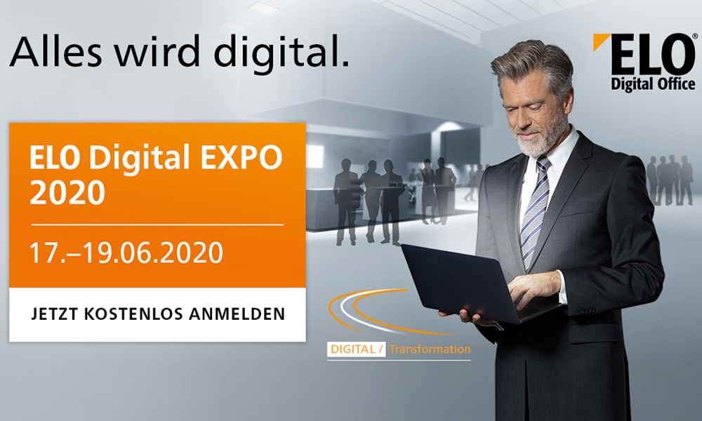 ELO Digital EXPO 2020 – die virtuelle Messe